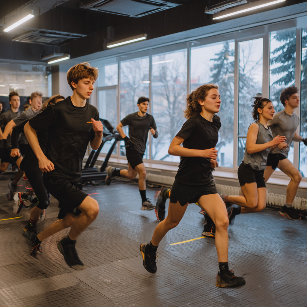 Entrenamiento fitness latino